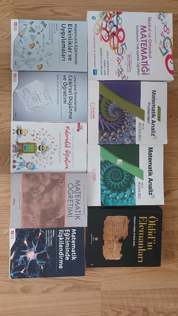 Matematik Akademik kitaplar(tek tek satış vardır) - 2