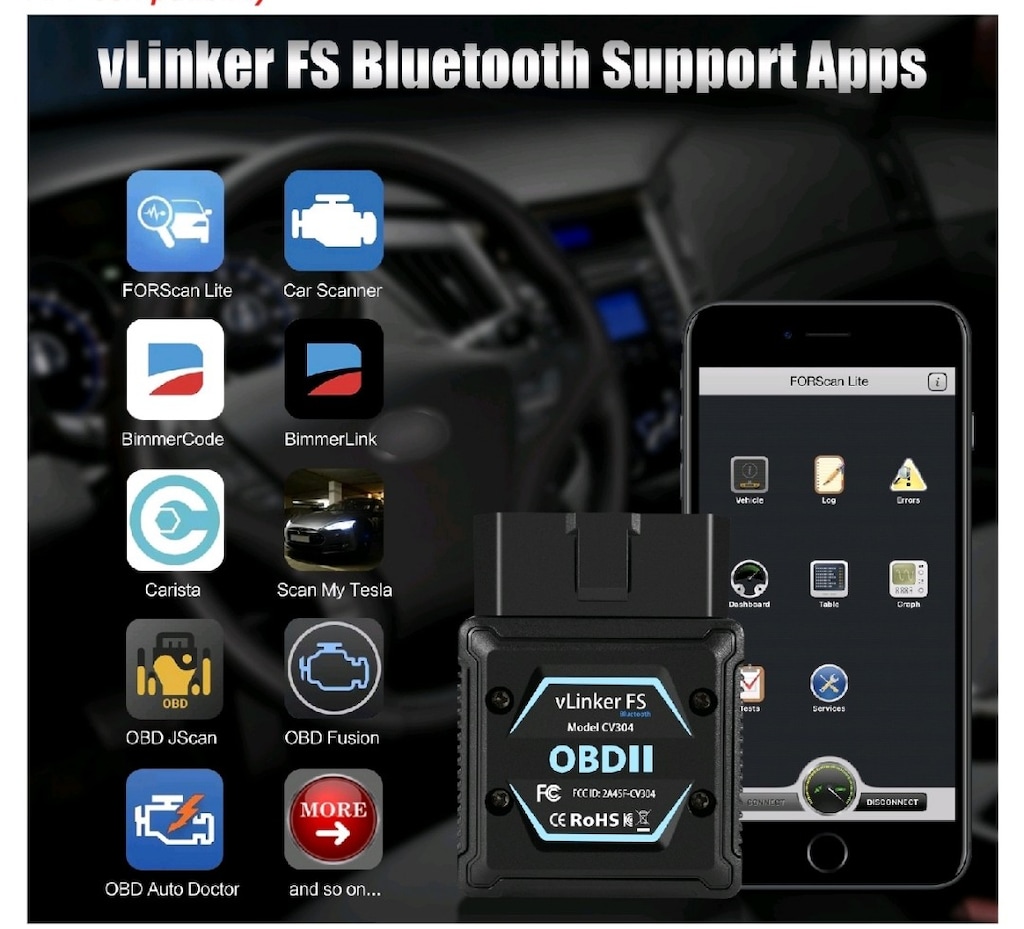 vgate vlinker fs Bluetooth - 4