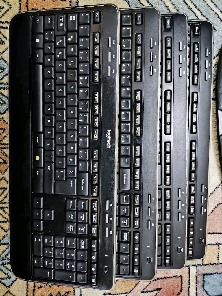 çeşitli Logitech klavyeler - 6