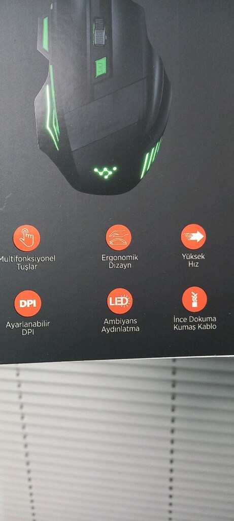 Polosmart PGM07 RGB Led Aydınlatmalı 3600 DPI Kablolu Oyuncu Gaming Mo - 2