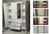 4 kapaklı elbise dolabı aqizffgcld - 3