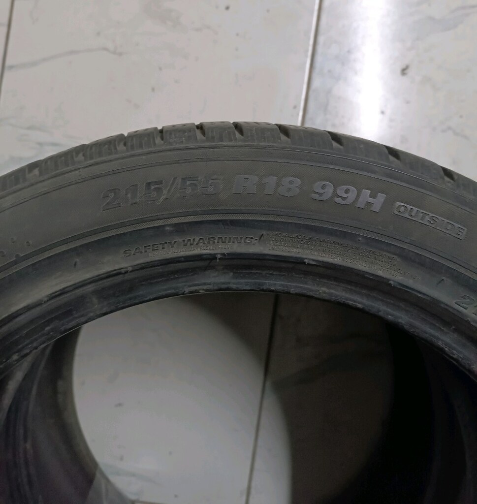 215 55 18 ÇIKMA KIŞLIK LASTİK İKİ ADETTİR - 3