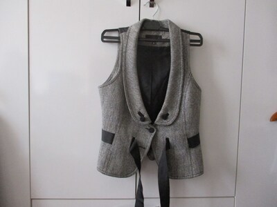 Şal Yaka Blazer Yelek