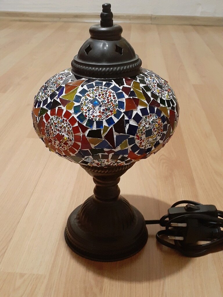 Gece lambası renkli taşlı - 2