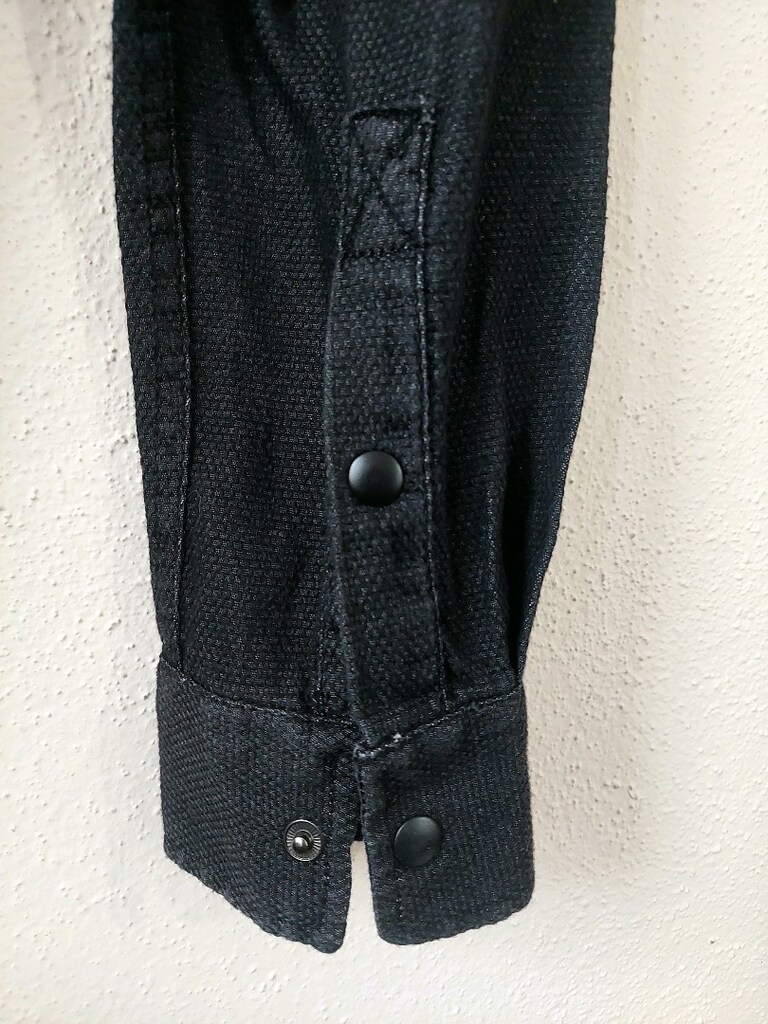 Mavi jeans çıtçıt düğmeli spor gömlek - 4