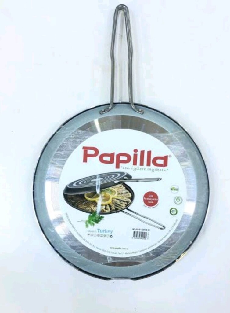 İkili Balık-Börek Tavası 32 cm •Sorunsuz Sağlam Temiz Çok İyi Durumda - 3