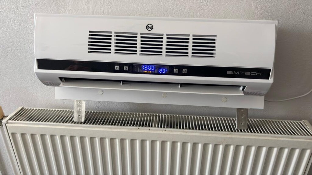 Simtech Duvar Tipi Vantilatör LED Işıklı Soğutma - 3