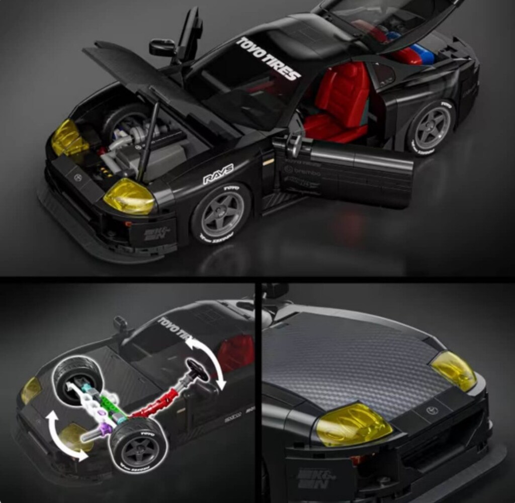 Hot Wheels Mattel Brick Toyota Supra - 4