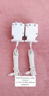BRAUN Marka Epilasyon Aleti Orijinal 12 Volt 10 Wat 400mA Adaptörleri. - 2