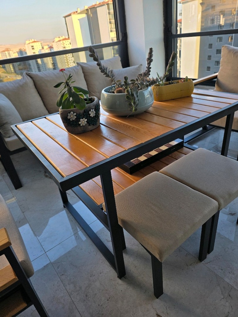 1 AYLIK BALKON - BAHÇE MOBİLYASI VE SALINCAK - 6