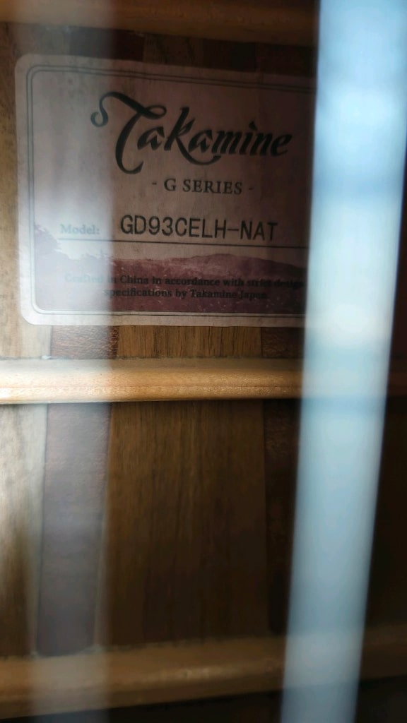 TAKAMINE GD93CELHNAT ORIJINAL SOLAK ELEKTRO-AKUSTIK - 6