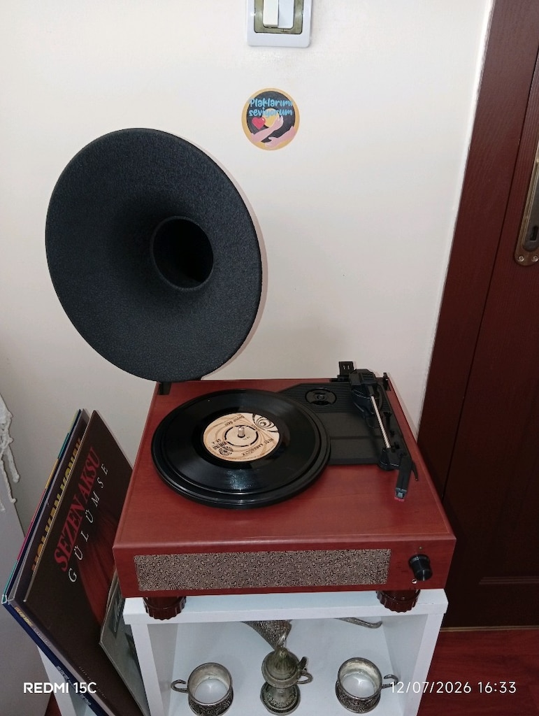 GRAMOFON PİKAP SIFIR FATURALI GARANTİ ÜRÜNDÜR - 6