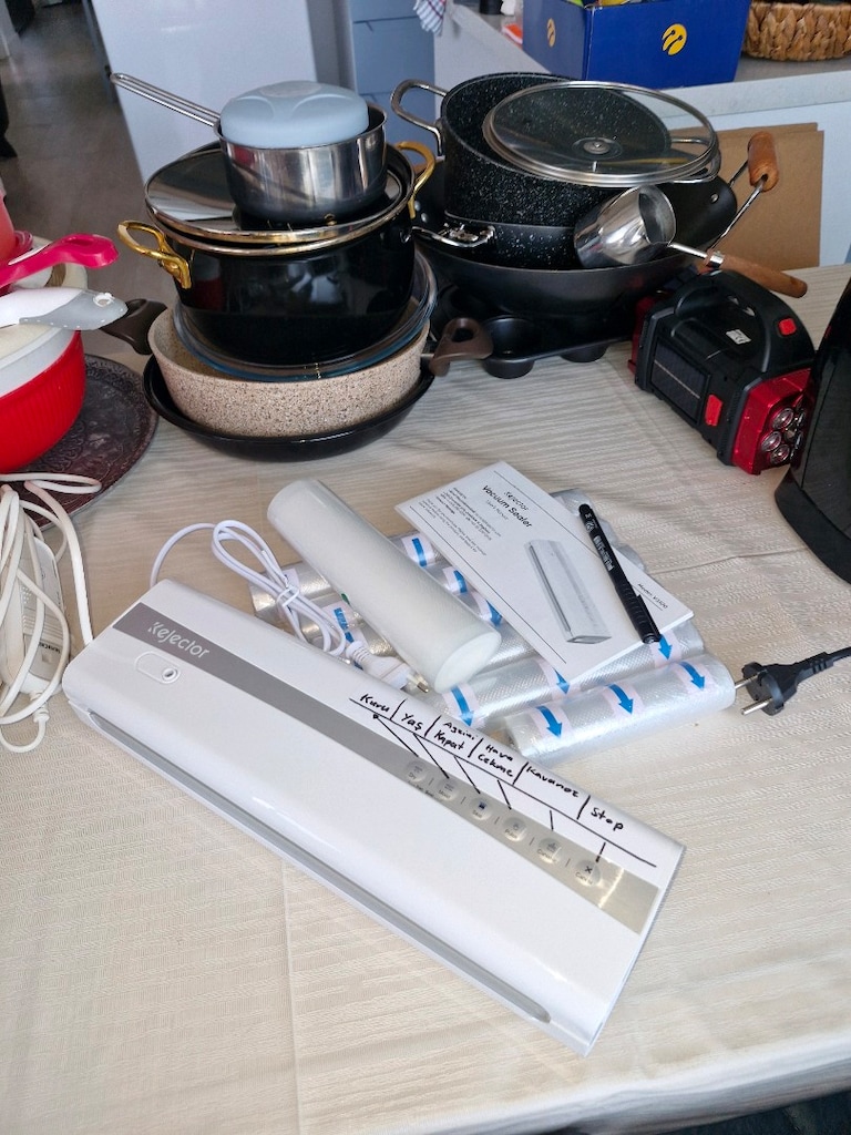 Kojector V3100 ev tipi vakumlama ve poşet mühürleme makinası - 3
