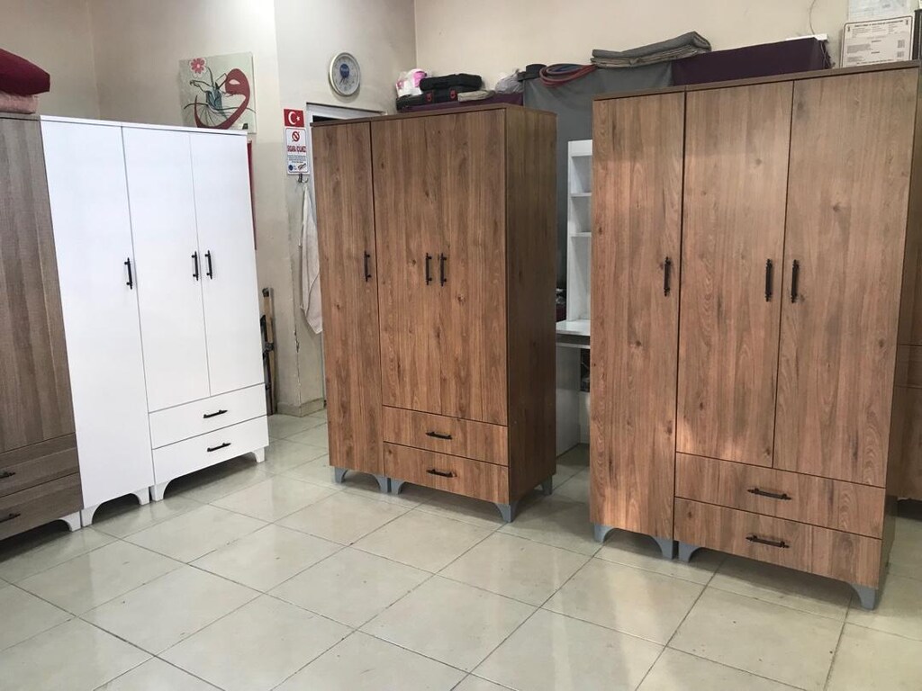 3 kapaklı elbise dolabı sıfır ürün - 5