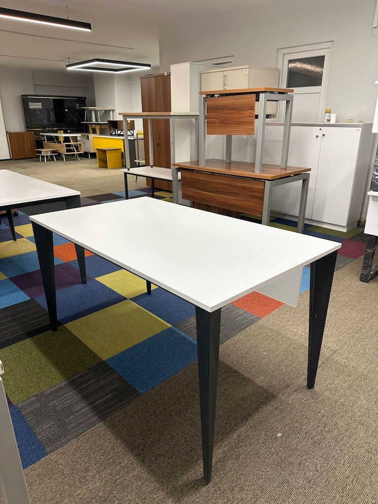 KLAS OFİS ÜSKÜDAR 160X80 BEYAZ ÇALIŞMA MASASI - 4