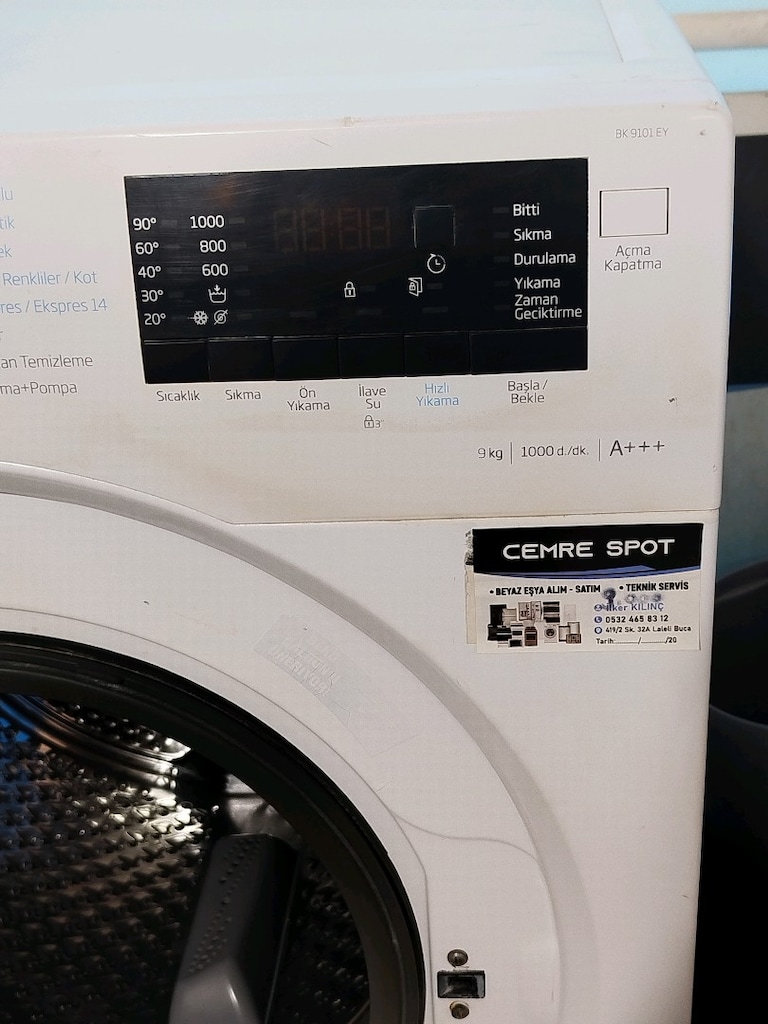 BEKO 9 KG ÇAMAŞIR MAKİNESİ İZMİR İÇİ 3 AY GARANTİMİZ VARDIR - 7