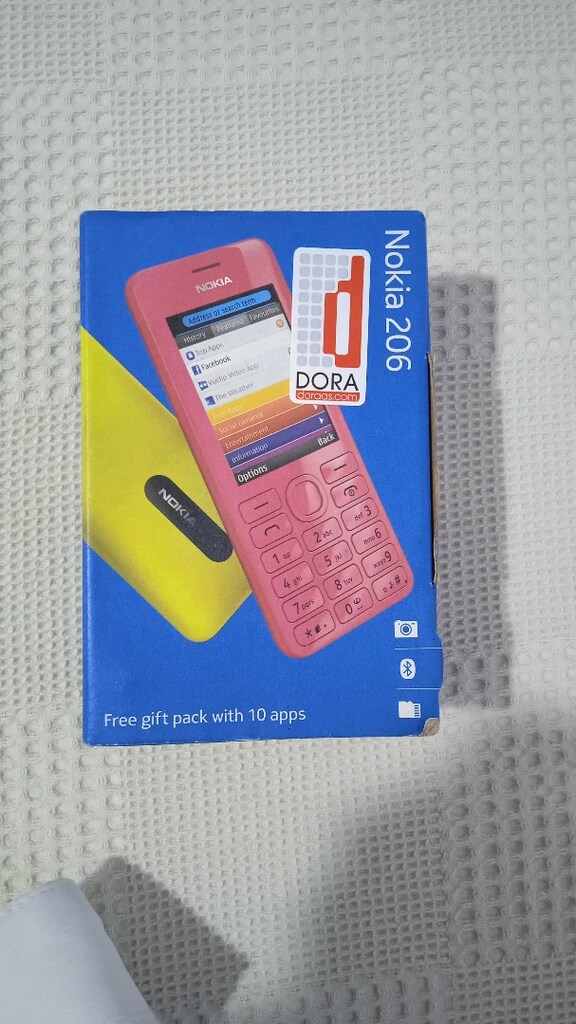 ORJİNAL NOKİA 206 TUŞLU CEP TELEFONU KUTU+ŞARJ+KULAKLIK - 8