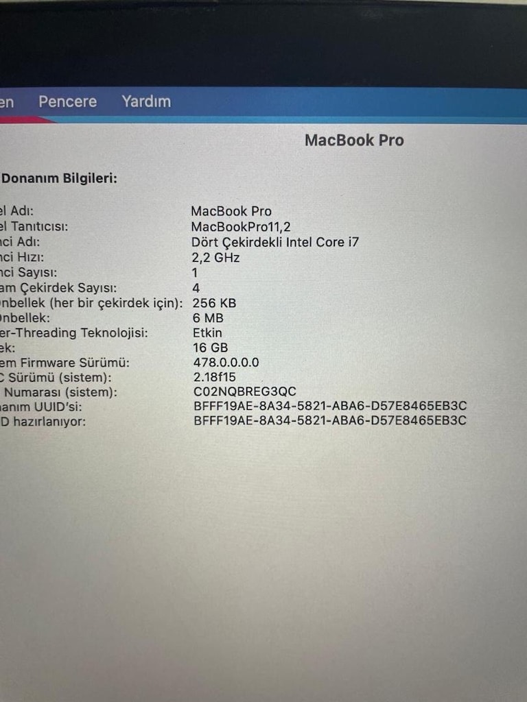 MacBook Pro 2014 16 gb ram 256 gb disk - 3