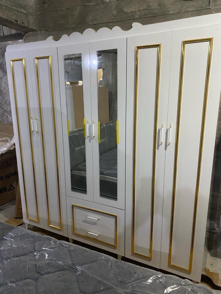 SIFIR GARDIROP (KOMPLE MDF 6 kapaklı dolap) - 4