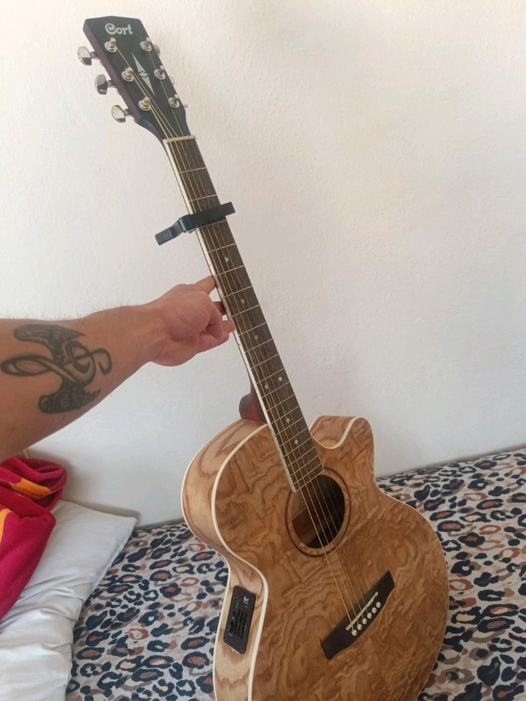 Cort SFX-AB OP Elektro Akustik Gitar – Temiz, Sahne Görmemiş - 4