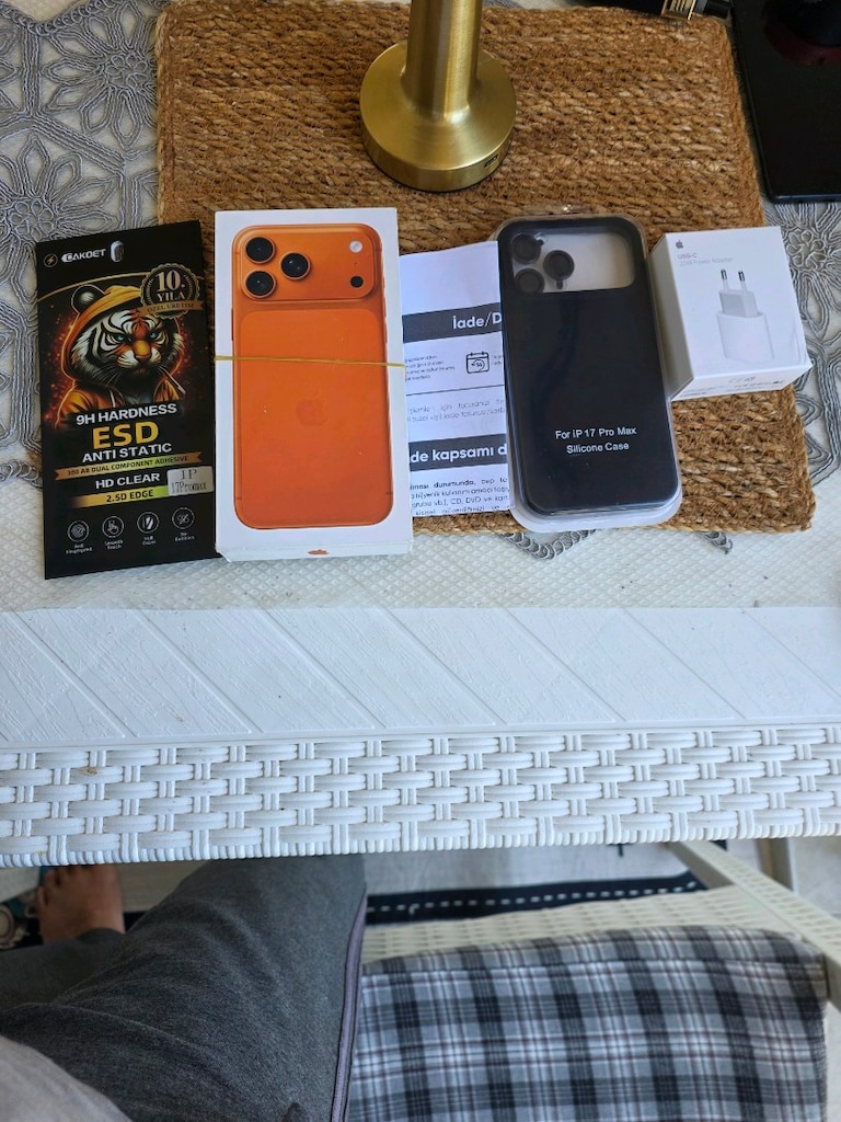 Turuncu iPhone sıfır kutu - 6