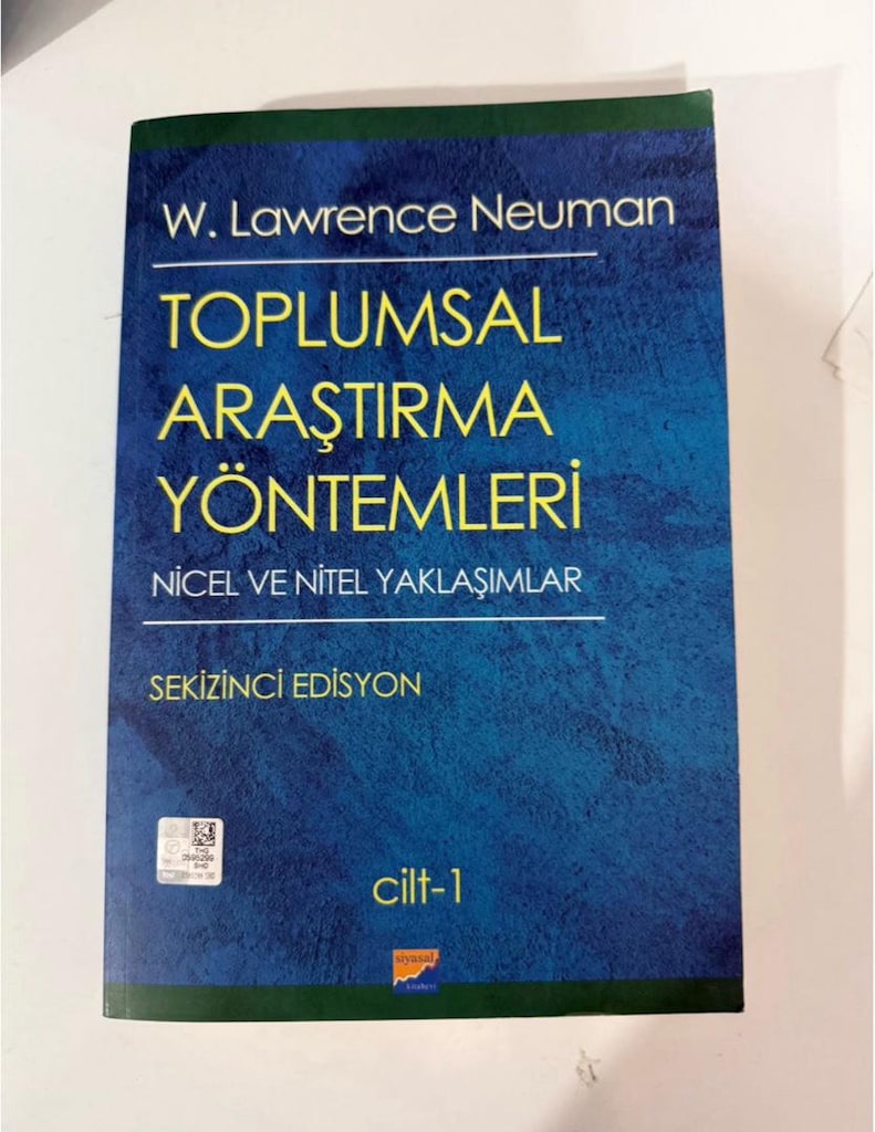 toplumsal araştırma yöntemleri kitabı - 3