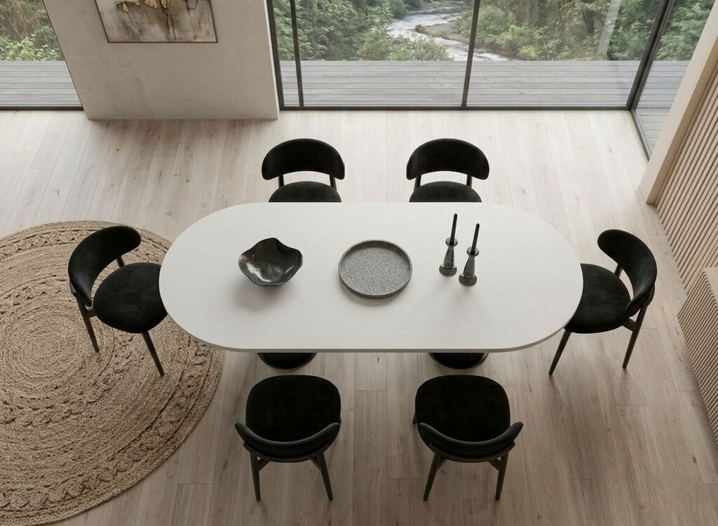 Sıfır , %100 MDF , Modern Bohem Açılan Masa - Aytaşı , Siyah - 13