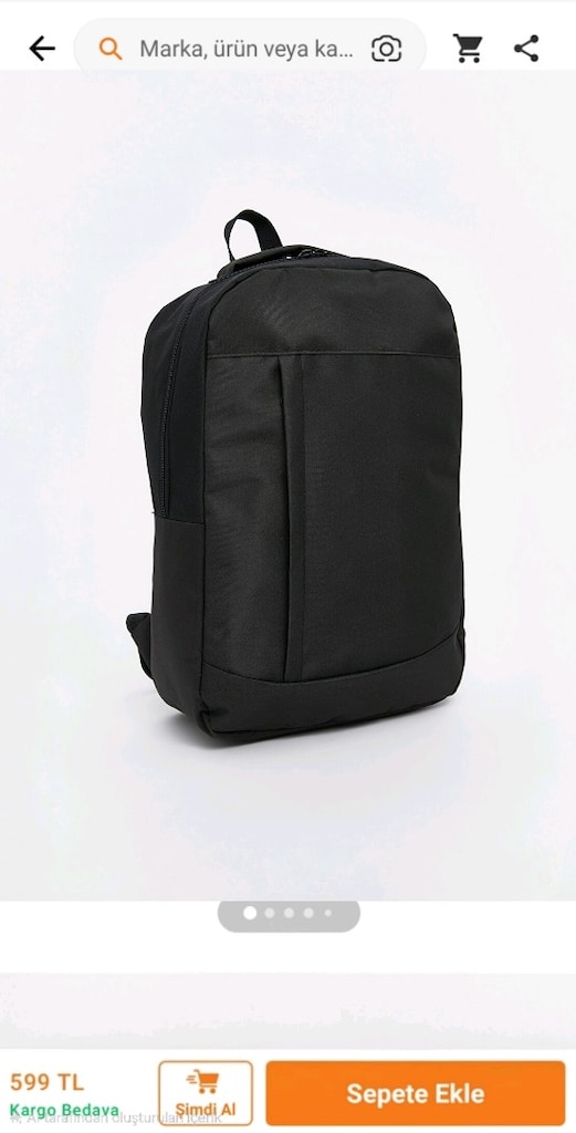 LCW Notebook Bilgisayar Laptop Sırt Çantası - Siyah - 2