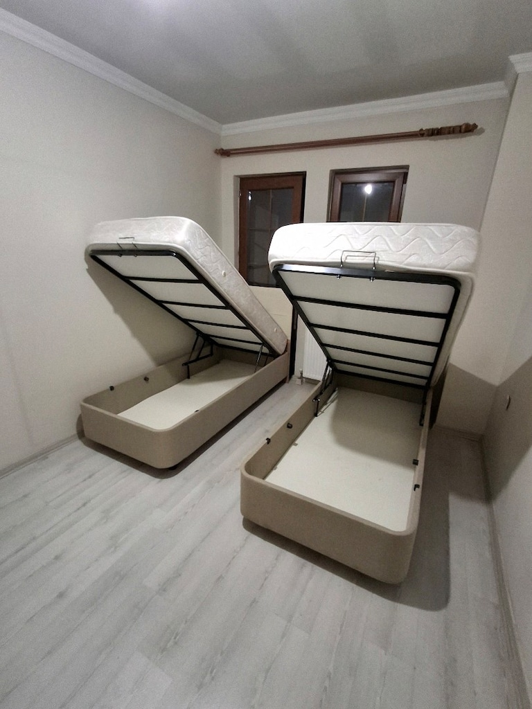 90x190 tek kişilik baza başlık yatak - 8