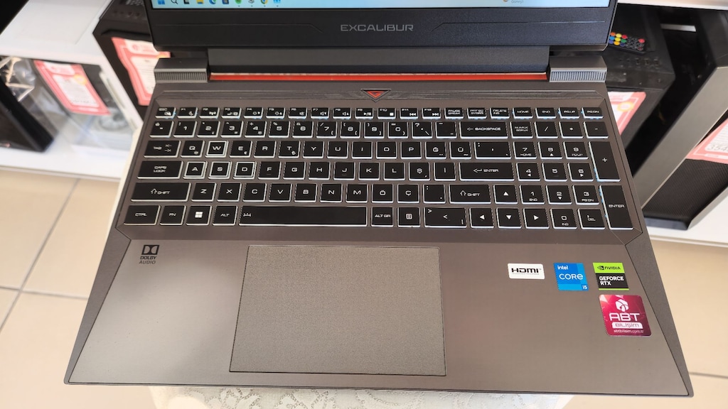 ABT BİLİŞİM –Excalibur i5-13420H 16 GB 512 GB M.2 RTX 4050 6 GB - 5