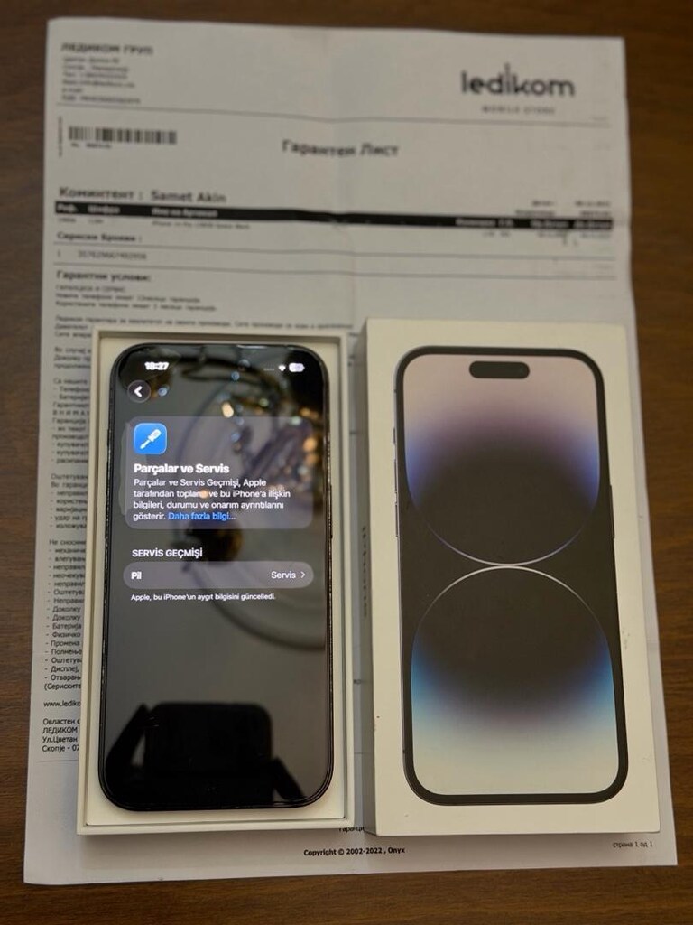 İPhone 14 Pro 128 GB Kutulu Faturalı Siyah - 5