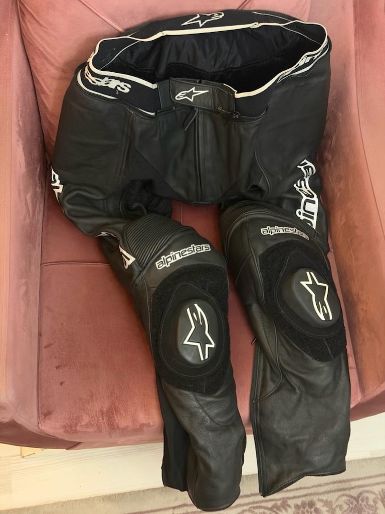 Alpinestars Track Profesyonel Deri Motorsiklet Pantolon