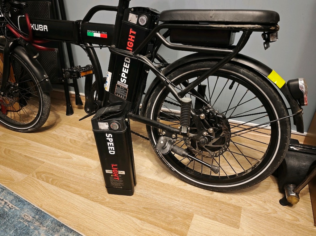 kuba speedlight elektrikli bisiklet Çift batarya full aksesuar - 6