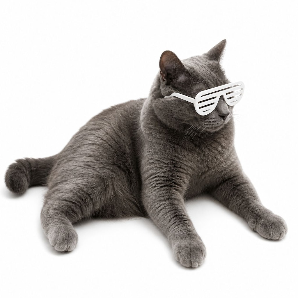 Yapı3D Kedi Gözlük Seti 3’lü | Renk Seçenekli Eğlenceli Kedi Aksesuarı - 4