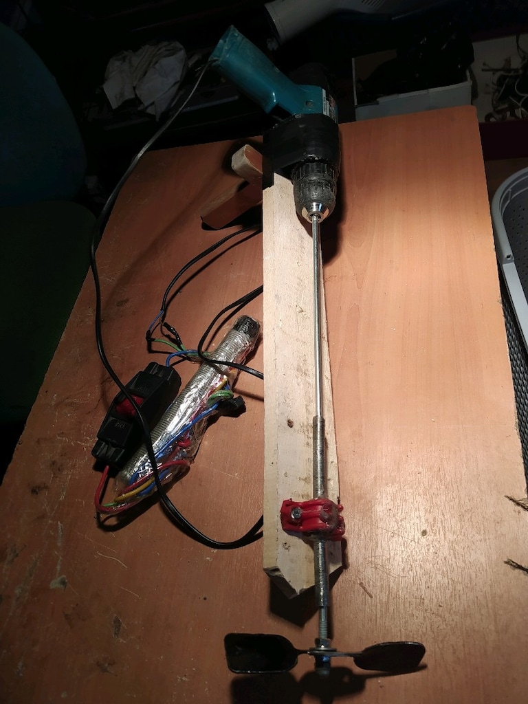 hobi el yapımı deniz bot motoru - 2