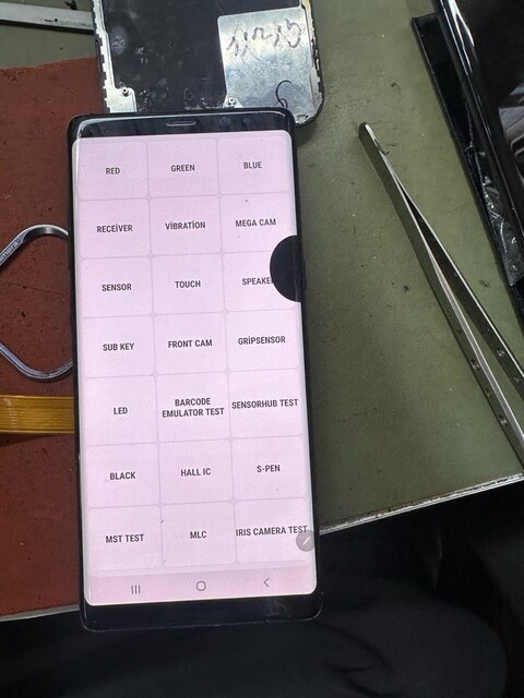 Samsung not 8 orjinal lekeli ekran