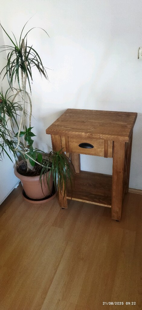 RUSTİK AHŞAP BANYO DOLABI - 7