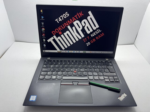 THİNKPAD T470S İ7 7. NESİL 20 GB RAM 256 NVME DOKUNMATİK