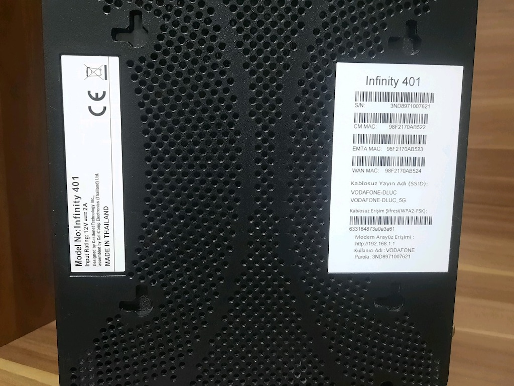 KABLO MODEM, 5G VE 2.4G, NETMASTER INFINITY 401, 7621 - 7