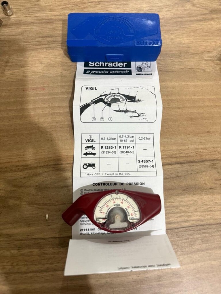 SCHRADER VIGIL ANTİKA LASTİK BASINÇ ÖLÇER MICHELIN - 3