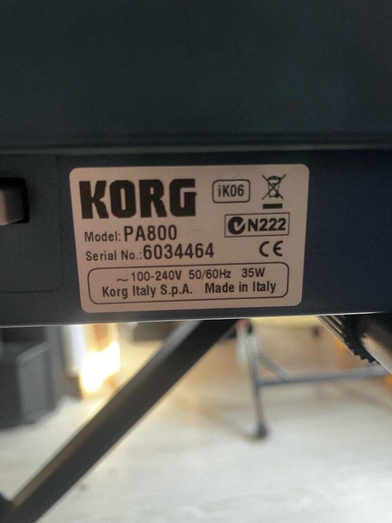 Korg pa800 - 5