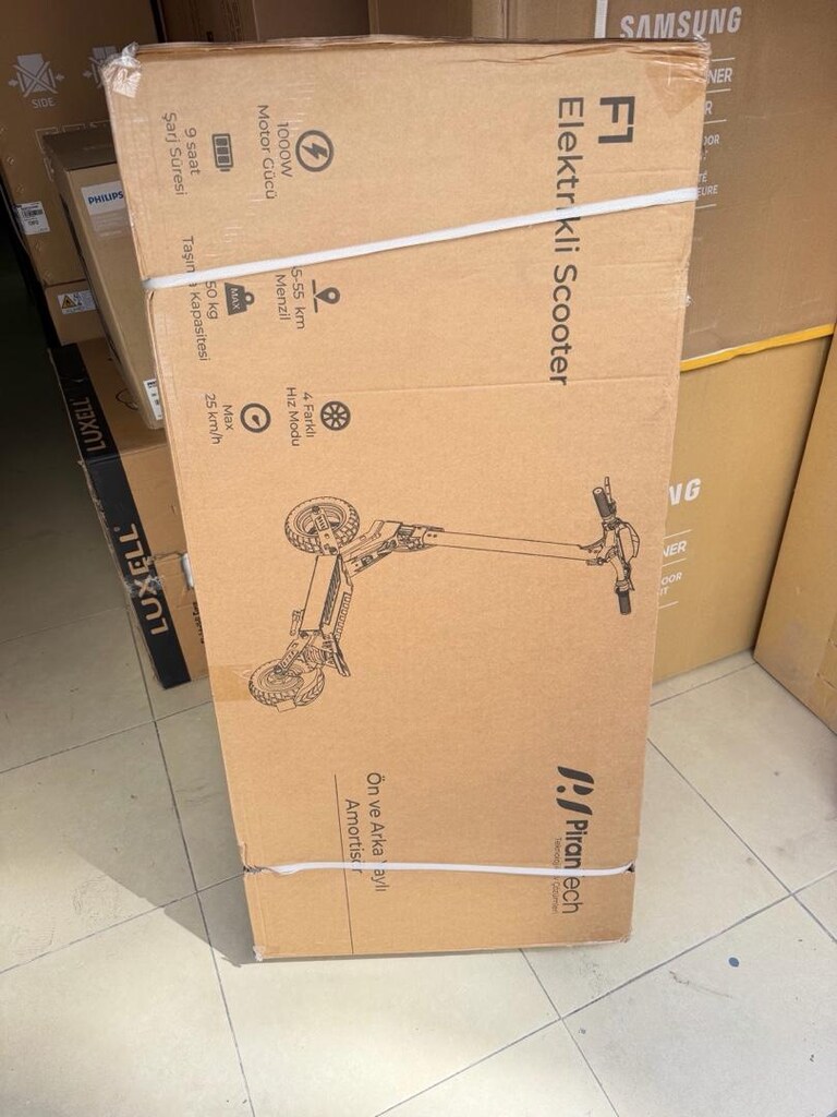 PİRANTECH F1 1000WATT KATLANABİLİR ELEKTRİKLİ BİSİKLET SCOOTER - 2