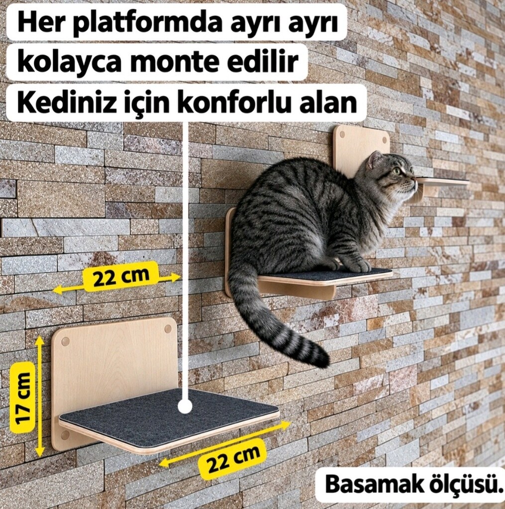 İmalattan Sıfır Kedi Basamak Toplu Satış Ahşap Kedi Basamak