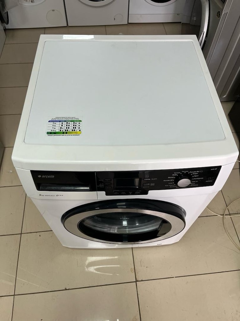 Arçelik 9 kg yeni bakımlı sorunsuz çamaşır makinesi - 6