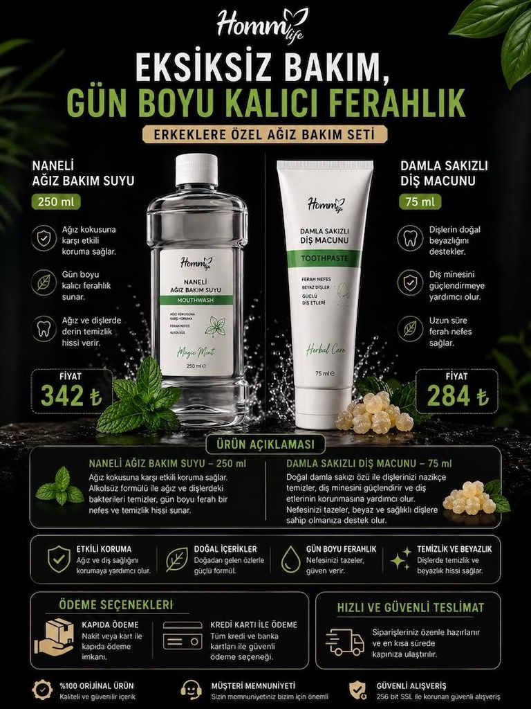 Homm Life Ağız Bakım Seti