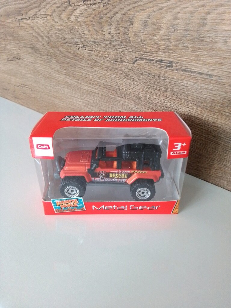 1/64 ölçek 2000 Jeep Wrangler CToys lisanslı model araba - 4