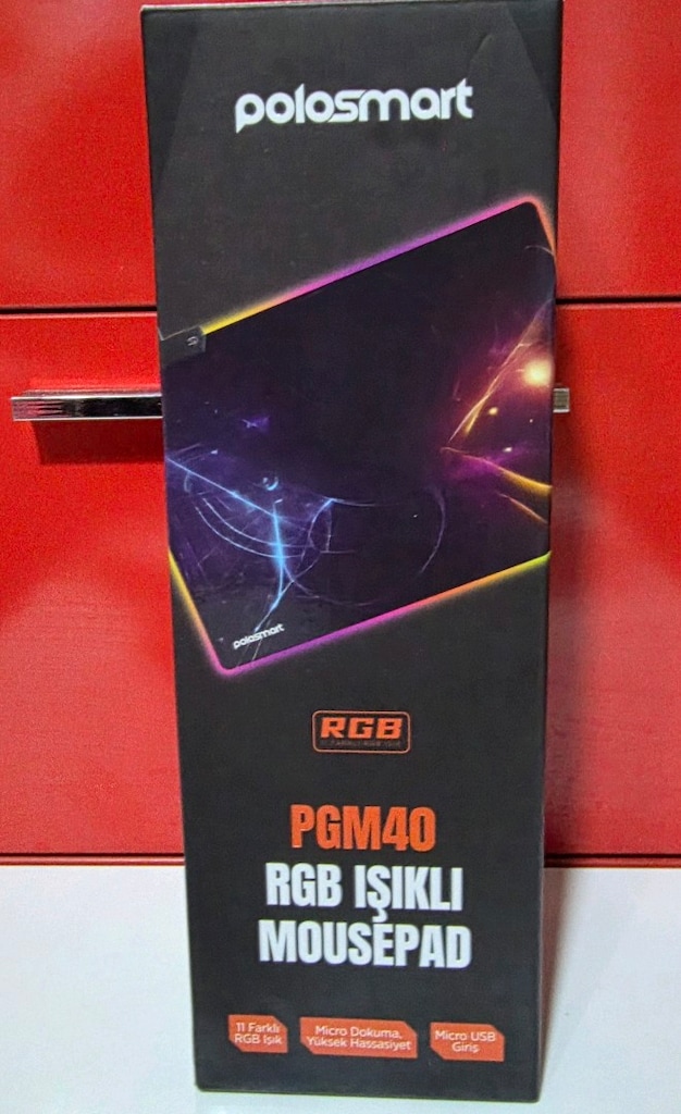 Polosmart PGM40 ışıklı Mouse pad. Sıfır kutusunda. - 6