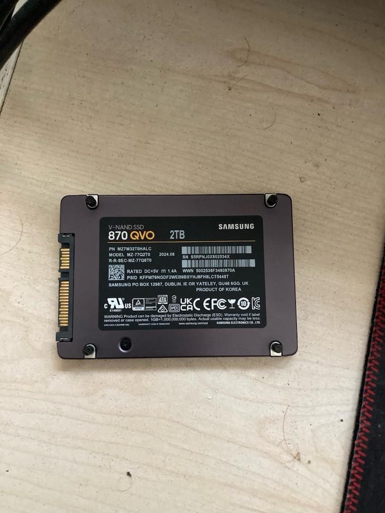 Samsung 870 evo 2 tb Sats ssd - 4