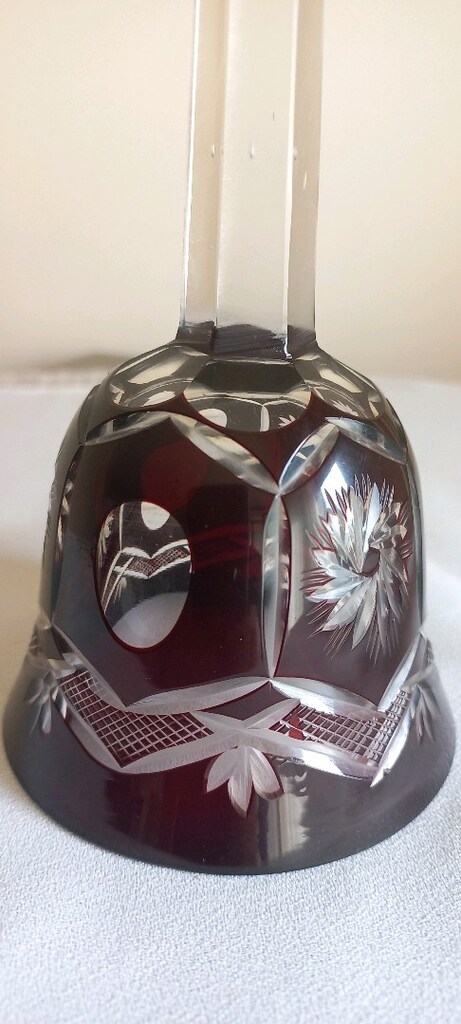 Vintage Bohemia kristal kadeh - 8