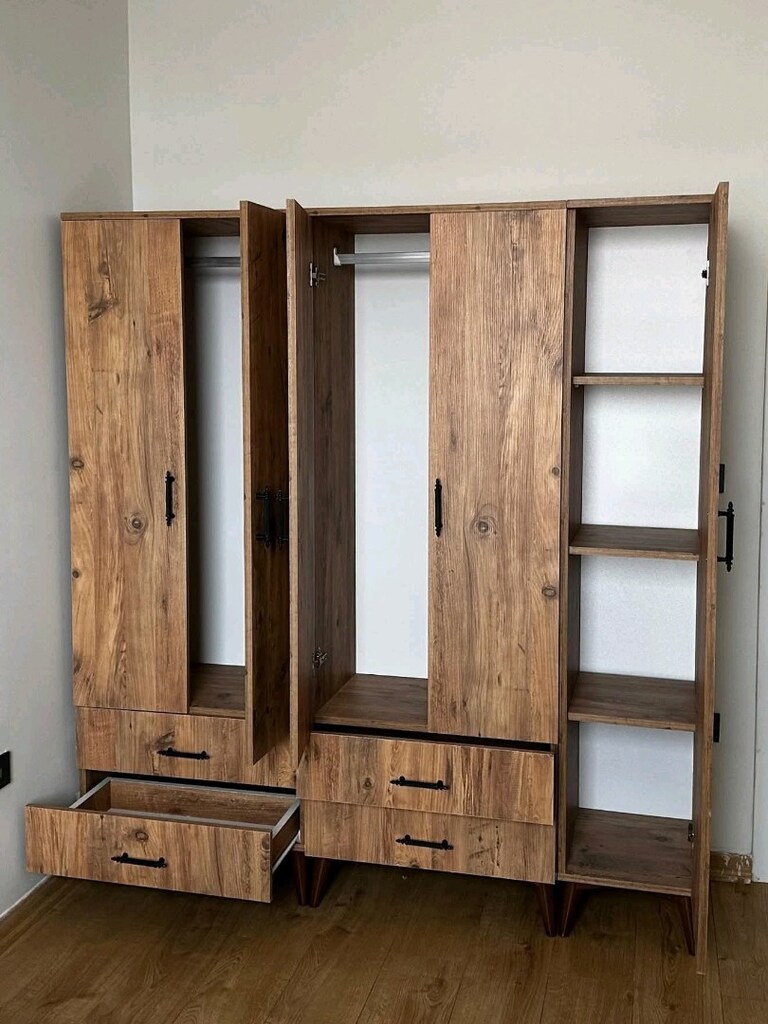 DOLAP GARDROP 2/3/4/5/6/7/8 KAPILI İMALATTAN SIFIR KAPIDA ÖDEME İLE - 3